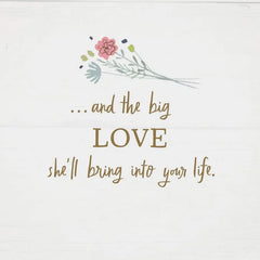 Sweet Little Miracle, Big Love New Baby Girl Card