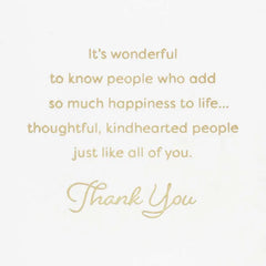 Good People in My Life Thank-You to All Card