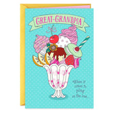You Pile on the Love Grandparents Day Card for Great-Grandma