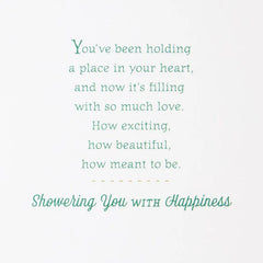 A Whole New Love Story New Baby Card
