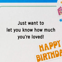 High Five Birthday Card for Kids With Decal