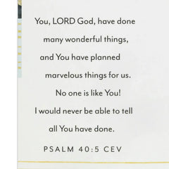 God's Perfect Plans for You Religious Graduation Card for Grandson
