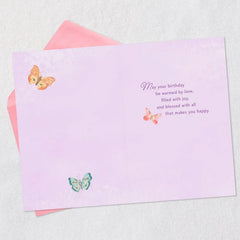 Love, Joy and Blessings Birthday Card