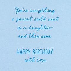 Free Spirit, Strong Mind, Good Heart Birthday Card for Daughter