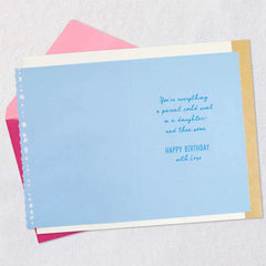 Free Spirit, Strong Mind, Good Heart Birthday Card for Daughter