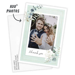 Watercolor Eucalyptus Wedding Thank-You Card