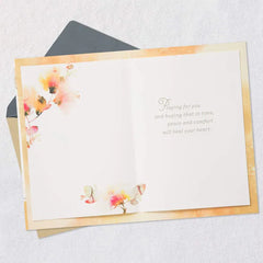 Peace and Comfort to Heal Your Heart Sympathy Card