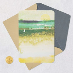 Watercolor Landscape Blank Card