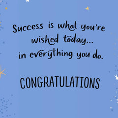 Wishing You Success Money Holder Graduation Card