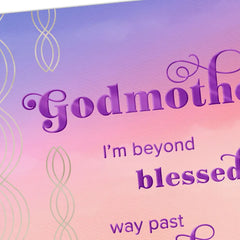 Beyond Blessed Birthday Card for Godmother