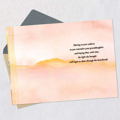 Sharing in Your Sadness Sympathy Card for Loss of Granddaughter