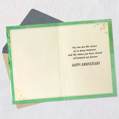 Strong Roots Anniversary Card for Parents