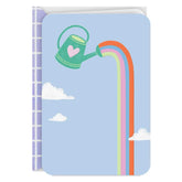 Watering Can With Rainbow Blank Card