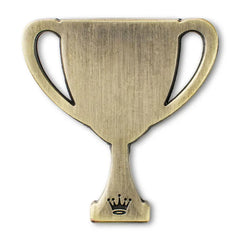 Way to Go Trophy Antiqued Metal Pocket Token