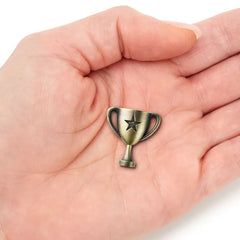 Way to Go Trophy Antiqued Metal Pocket Token