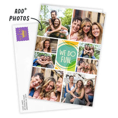 We Do Fun Photo Collage Custom Card