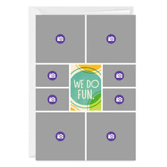 We Do Fun Photo Collage Custom Card