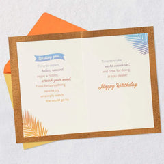 Welcome to 65 Tropical Sunset 65th Birthday Card