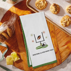 Welcome to Our Home Field Tea Towel, 18x26