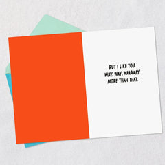 Like Family But Better Funny Friendship Card