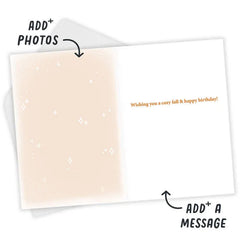 What September Is Made Of Custom Birthday Card