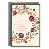 What a Blessing You Are Religious Thanksgiving Card