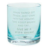 When Things Get Tough Funny Rocks Glass, 12 oz.
