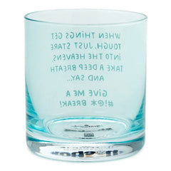 When Things Get Tough Funny Rocks Glass, 12 oz.