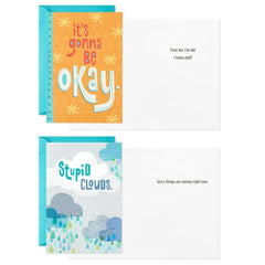 Whimsical Assorted Kids' Encouragement Cards With Stickers, Pack of 12