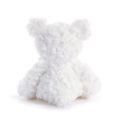 Demdaco Guardian Angel White Plush Bear With Angel Wings Bracelet