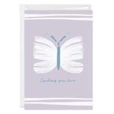 Butterfly Love and Strength Custom Thinking of You Card