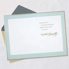 Wishing You Comfort and Peace Sympathy Card