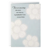 A Grandmother's Love Never Leaves Sympathy Card