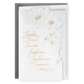 Live, Laugh, Love Wedding Card