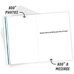 White Frame Custom Grandparents Day Card