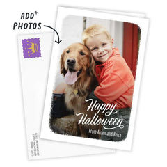 White Frame Custom Halloween Card