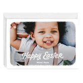 White Frame Horizontal Custom Easter Card