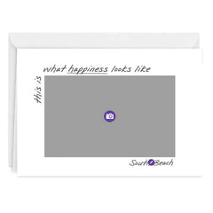 Moments and Memories Horizontal White Frame Blank Custom Card