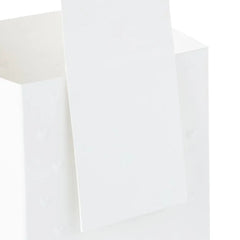 Build-a-Bouquet Love You White Hearts Pop-Up Paper Vase With Mini Card