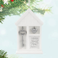 Home Sweet New Home 2026 Porcelain and Metal Ornament