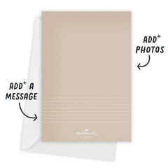 Extra Peace, Hope, Love Flat Holiday Photo Card