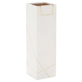 13" Gold Lines on Black Wine Gift Bag