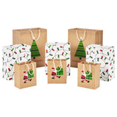 Merry Mix 8-Pack Christmas Gift Bags, Assorted Sizes and Designs