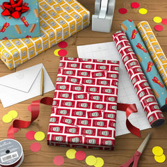 Oscar Mayer™ and Heinz Condiments 3-Pack Wrapping Paper Mini Roll Bundle, 45 sq. ft. total