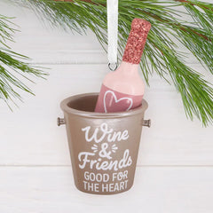 Wine and Friends Hallmark Ornament