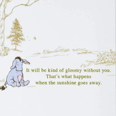 Disney Winnie the Pooh Gloomy Without You Goodbye Card