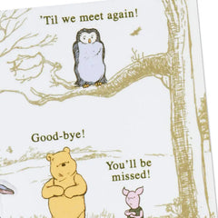 Disney Winnie the Pooh Gloomy Without You Goodbye Card