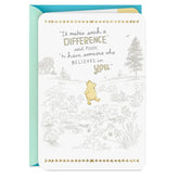 Disney Winnie the Pooh It Takes a Special Teacher Thank You Card for Teacher
