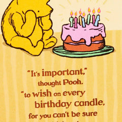 Disney Winnie the Pooh Hope Your Wishes Come True Birthday Card