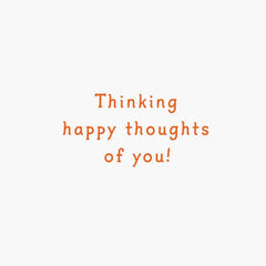Disney Winnie the Pooh Happy Thoughts Thinking of You Card